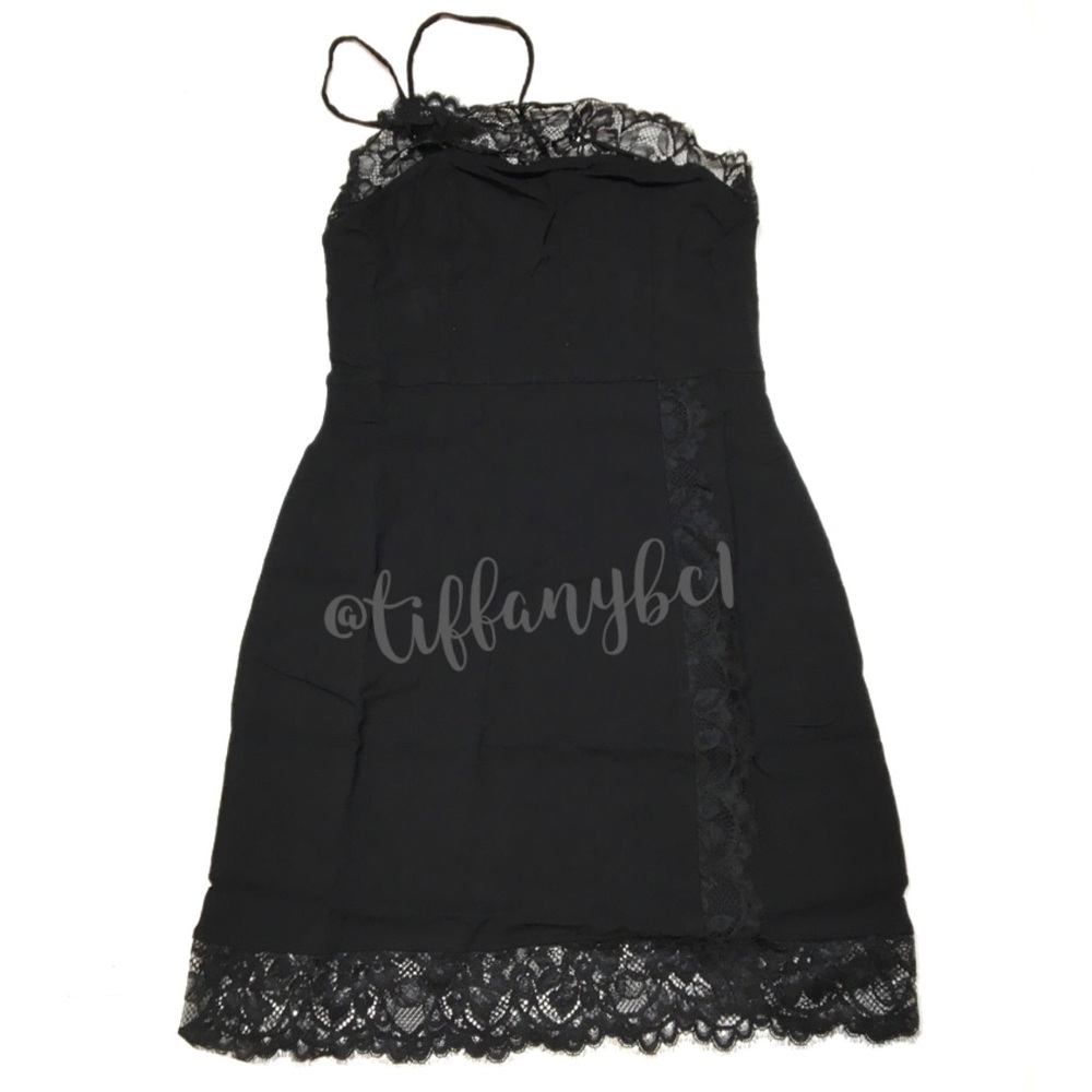 Free People Premonitions Lace Trim Bodycon Dress - Picture 6 of 16